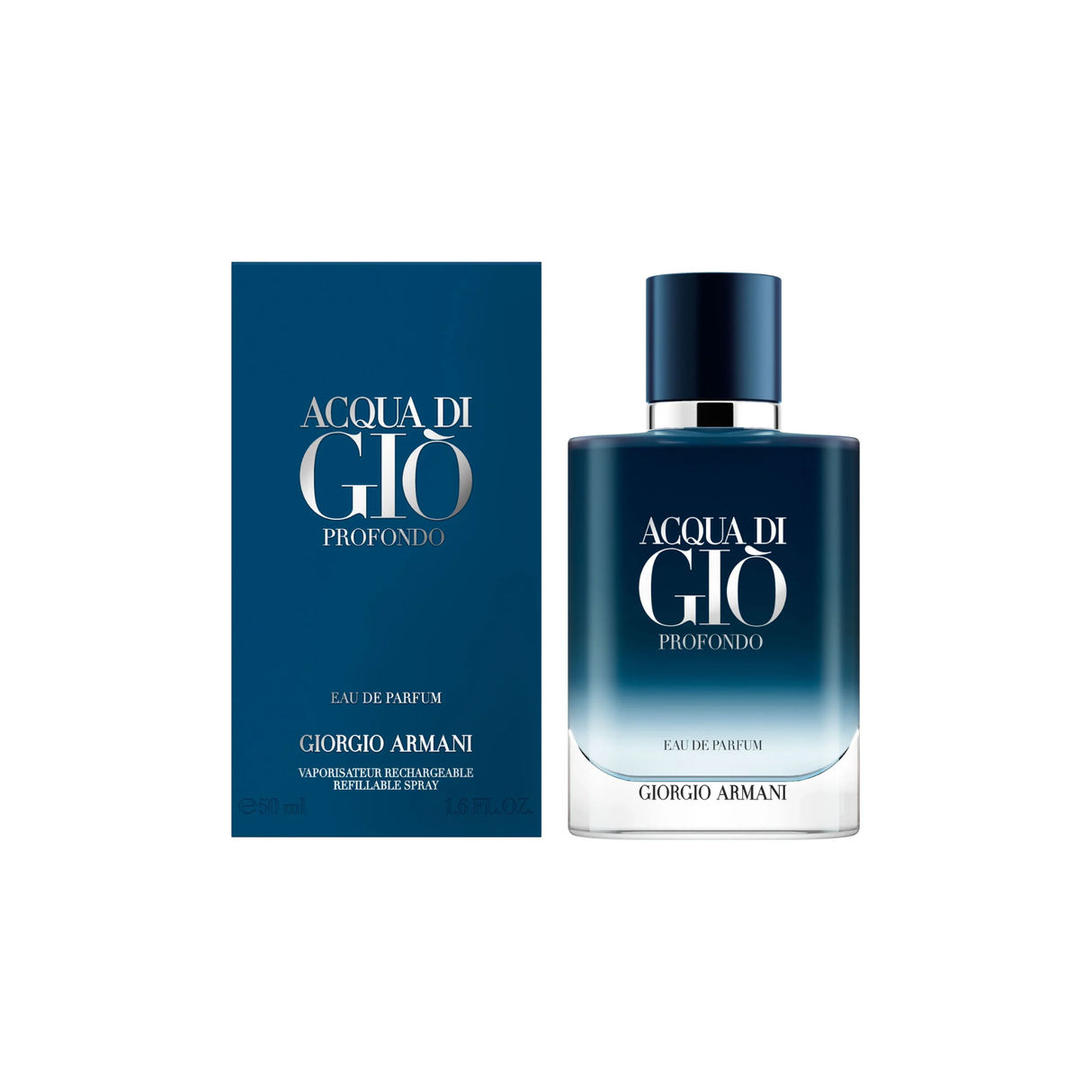 Acqua Di Gio Profondo Giorgio Armani Edp 50Ml Hombre Rechargeable