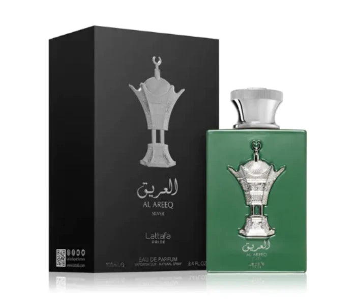 Al Areeq Silver Pride Lattafa 100ML EDP  Unisex- Inspirado en Gucci Guilty Absolute Gucci