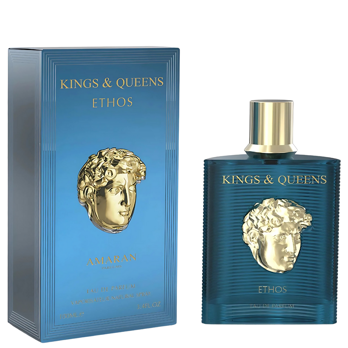 Kings & Queens Ethos  Amaran Parfums Edp 100ML Unisex- Inspirado en Eros Versace