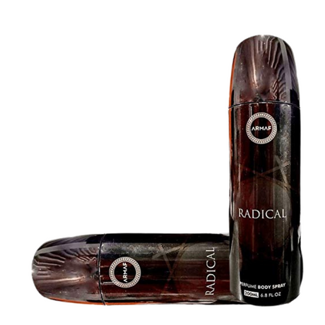 Desodorante Radical Armaf 200ml Hombre (Color Café)