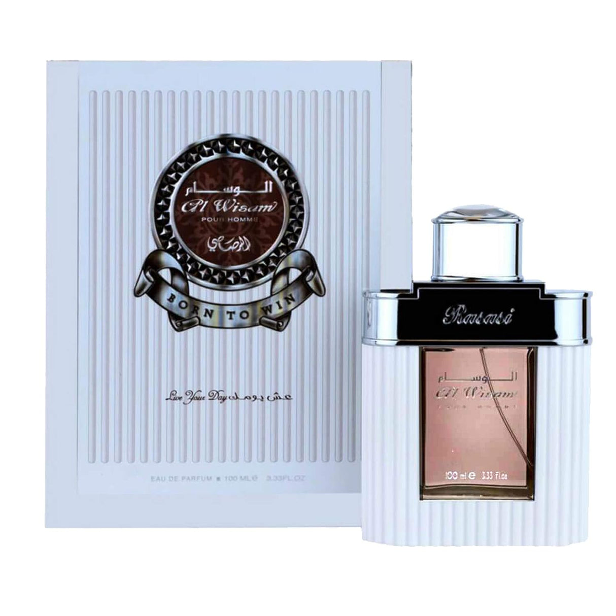 Al Wisam Pour homme edp 100ml- Inspirado en Silver Mountain Water Creed