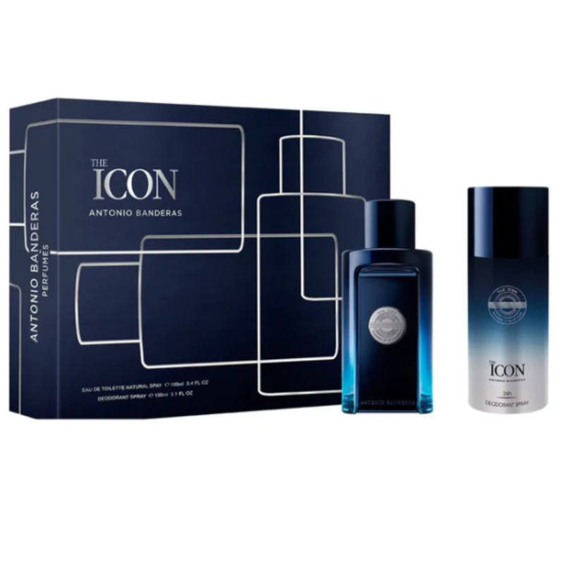 Estuche The Icon Antonio Banderas Edt 100Ml+150Ml Deo 24H Hombre30