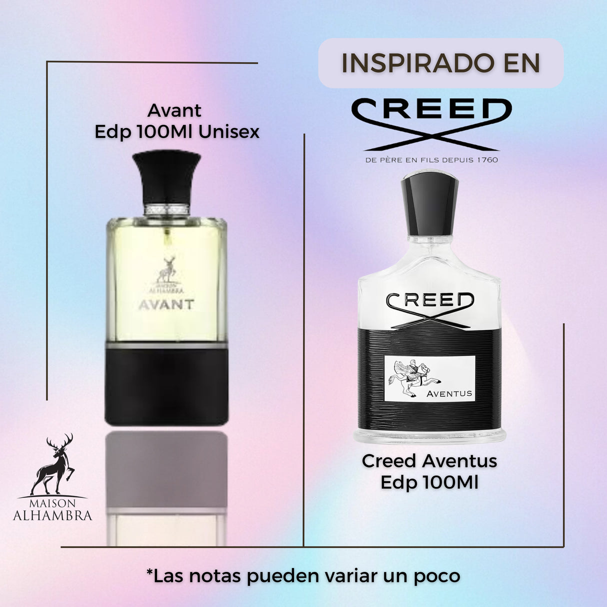 Avant Maison Alhambra Edp 100ML Unisex- Inspirado en Aventus Creed