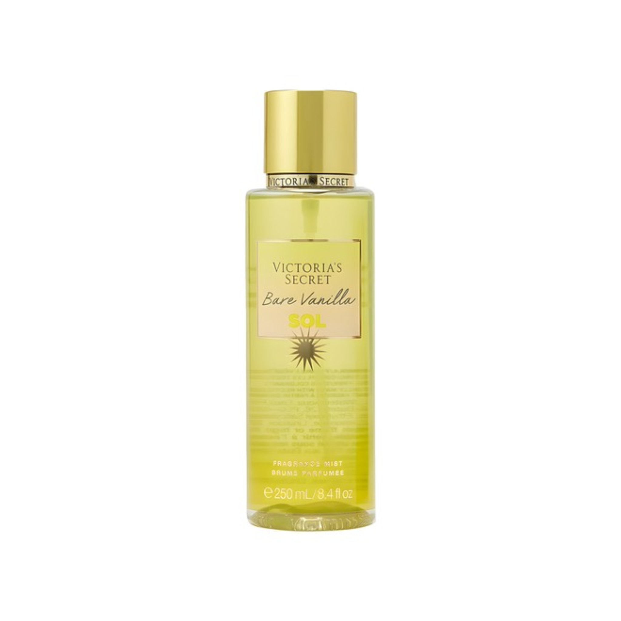 Bare Vanilla Sol Fragrance Mist Victoria S' Secret 250Ml Mujer