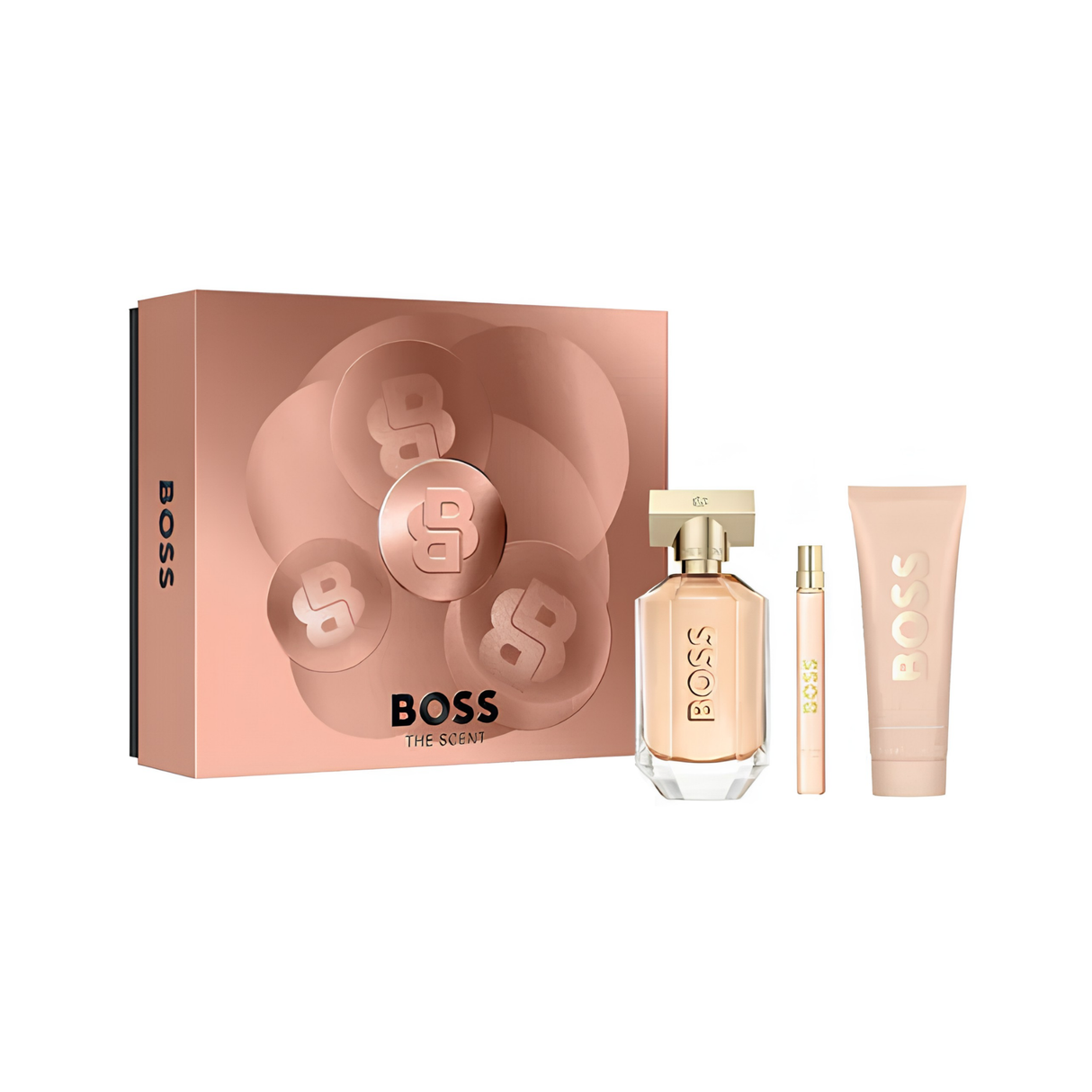 Estuche Boss The Scent  Edp 100Ml+10Ml  + 75Ml Body Lotion Mujer