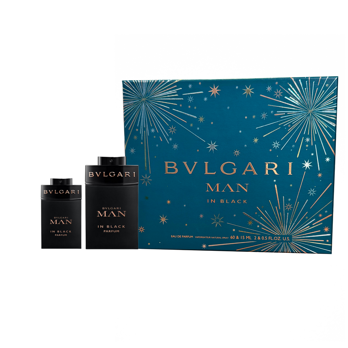 Estuche Bvlgari Man in Black Edp 60ML+15ML Hombre