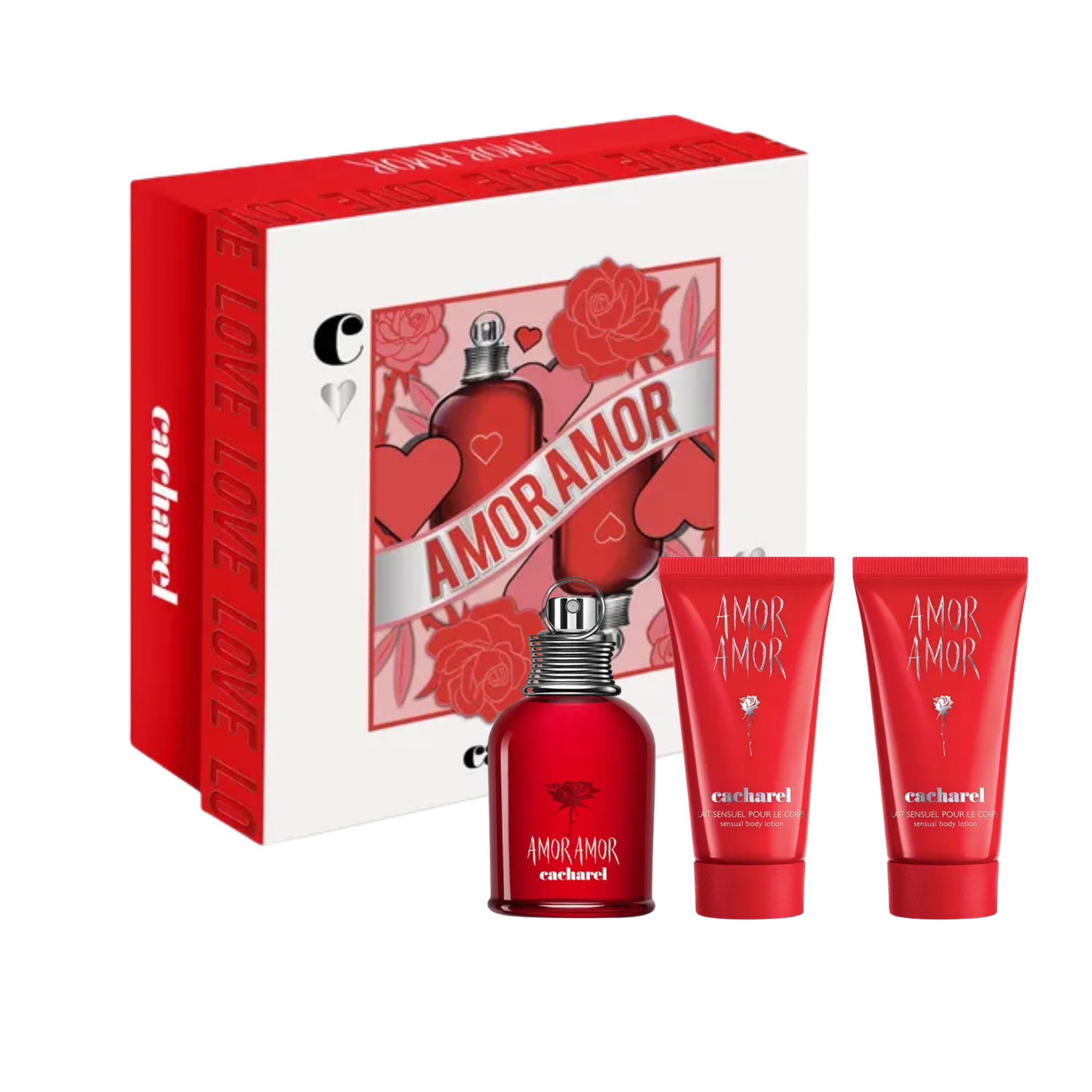 Estuche Amor Amor Edt  50ML + 2x50ML B/L Mujer
