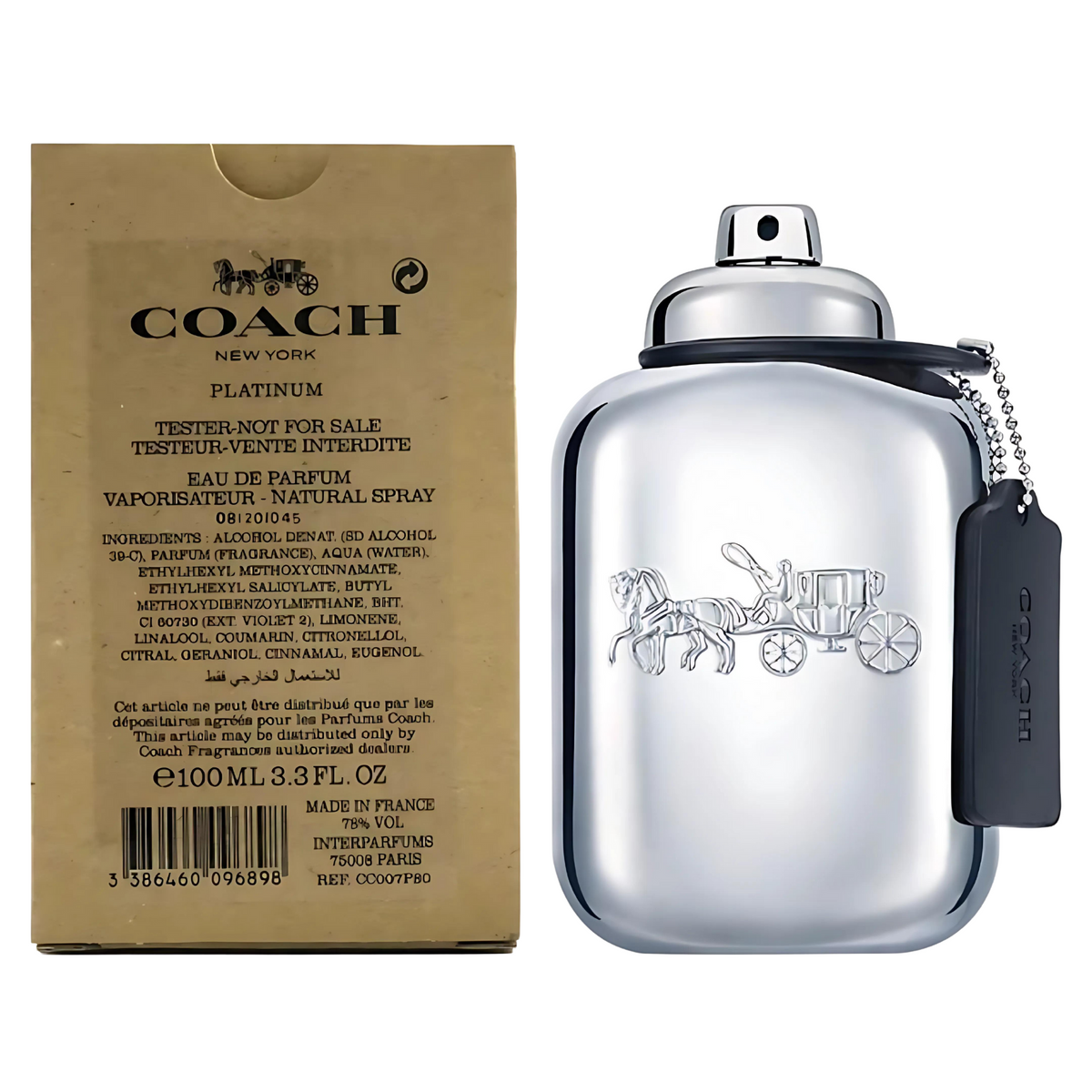 Coach Platinum Edp 100Ml Hombre Tester