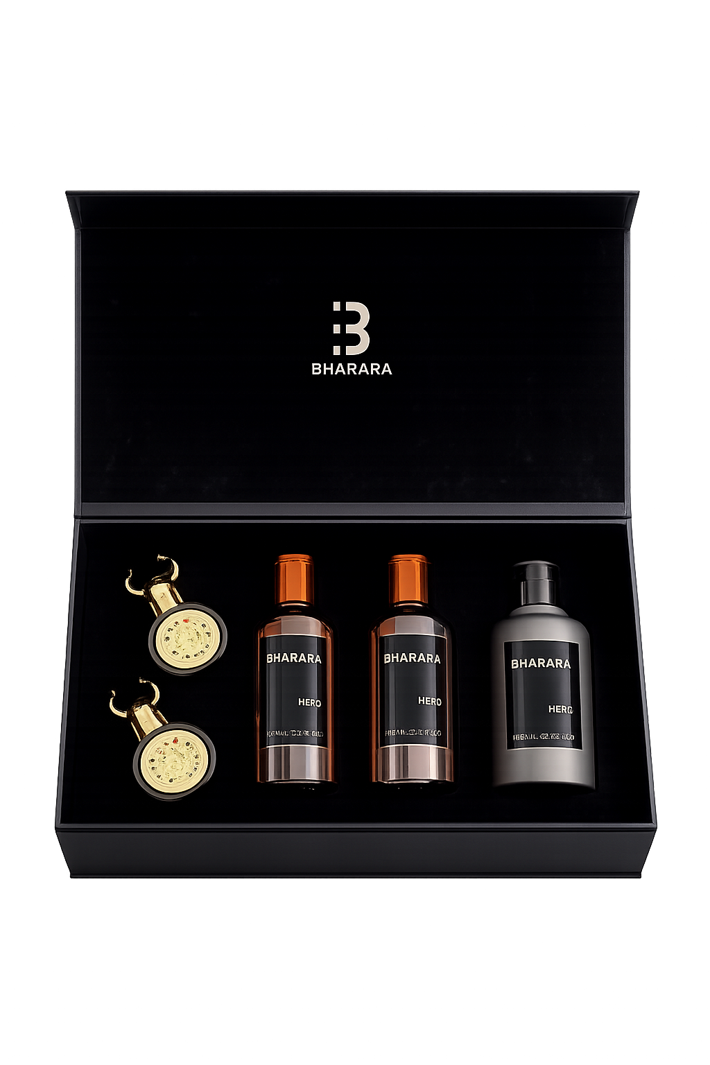 Estuche Bharara King Edp 100Ml + 100Ml A/S+200Ml B/L +10Ml+10Ml