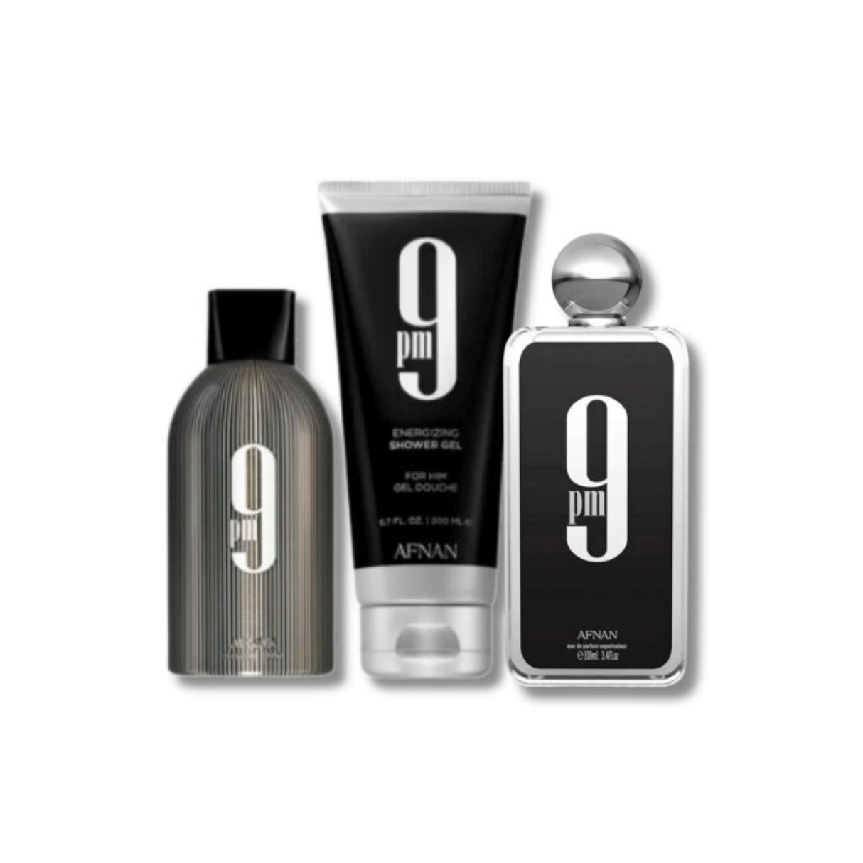 Estuche Afnan 9 Pm Edp 100Ml +S/G 150Ml +Deo 150Ml Hombre- Inspirado en Ultra Male Jean Paul Gaultier