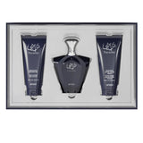 Estuche Turathi Afnan EDP 90 ml+ 100 ml S/G+100 ml ASG Hombre - Inspirado en Tygar Bvlgari