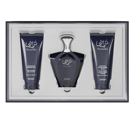 Estuche Turathi Afnan Edp 90ML+ 100ML S/G+100ML ASG Hombre- Inspirado en Tygar Bvlgari
