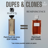 Deoro Patchouli Riiffs Edp 100Ml Unisex- Inspirado en PATCHOULI REMINISCENCE