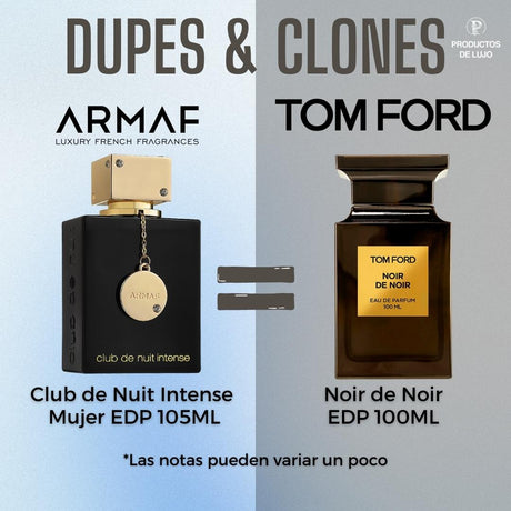 Club de Nuit Intense Edp 105ml Mujer- Inspirado en Noir de Noir Tom Ford