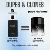 Café Noir Riiffs Edp 100ML Hombre - Inspirado en Xs Black Paco Rabanne