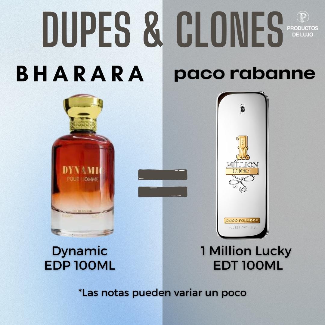 Dynamic Edp 100Ml Hombre Bharara- Inspirado en 1 Million Lucky Rabanne