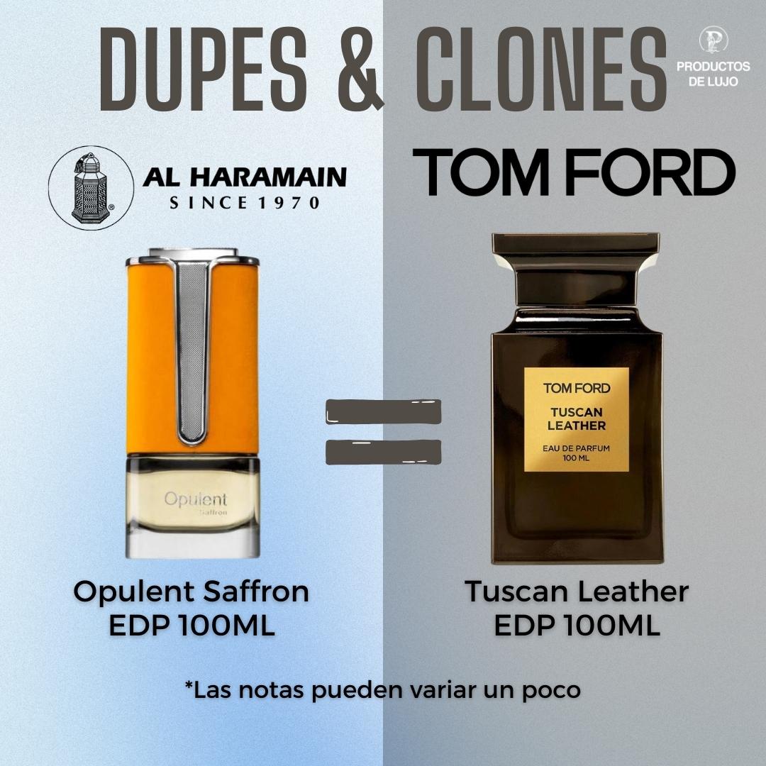 Opulent Saffron Edp 100Ml Unisex- Inspirado en Tuscan Leather Tom Ford