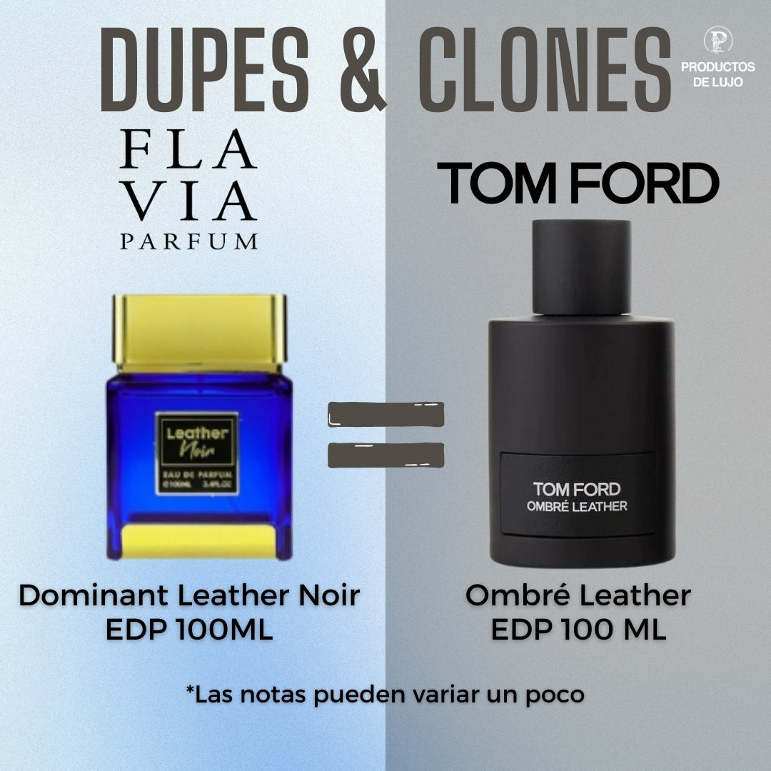 Dominant Flavia Leather Noir Armaf Edp 100Ml Hombre - Inspirado en Ombre Leather Parfum Tom Ford