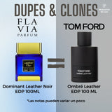 Dominant Flavia Leather Noir Armaf Edp 100Ml Hombre - Inspirado en Ombre Leather Parfum Tom Ford