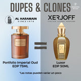 Portfolio Imperial Oud Al Haramain Edp 75ML Unisex- Inspirado en Luxor Xerjoff