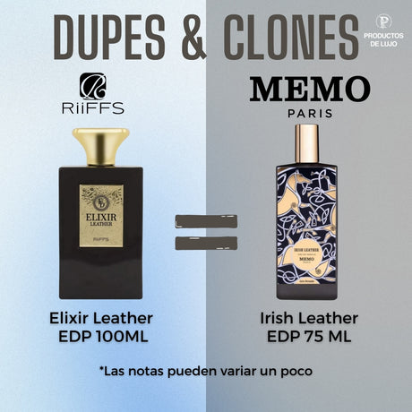 Elixir Leather Edp 100Ml Hombre Riiffs- INSPIRADO EN IRISH LEATHER MEMO