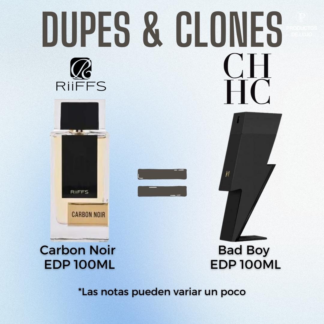 Carbon Noir Riiffs Edp 100ML Men- Inspirado en BAD BOY CAROLINA HERRERA