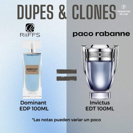 Dominant Riiffs Pour Homme Edp 100Ml Hombre- INSPIRADO EN INVICTUS PACO RABANNE