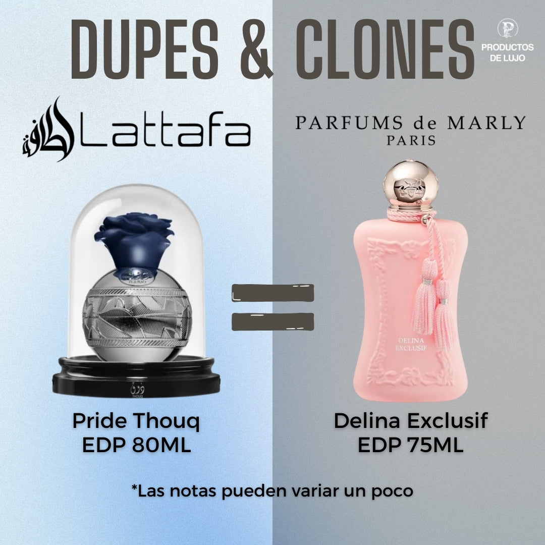 Thouq Pride Lattafa 80Ml Edp Unisex - INSPIRADO EN DELINA EXCLUSIF