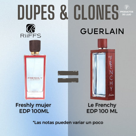 Freshly 100Ml Edp Mujer Riiffs Tester-  Inspirado en LE FRENCHY GUERLAIN