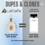Rouat Al Musk Lattafa 100Ml Edp  Unisex- INSPIRADO EN NARCISO RODRIGUEZ PURE MUSC