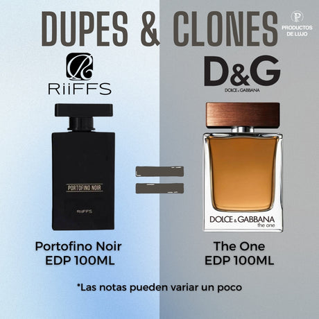 Portofino Noir Riiffs Edp 100Ml Hombre-Inspirado en The One for Men Eau de Parfum Dolce&Gabbana