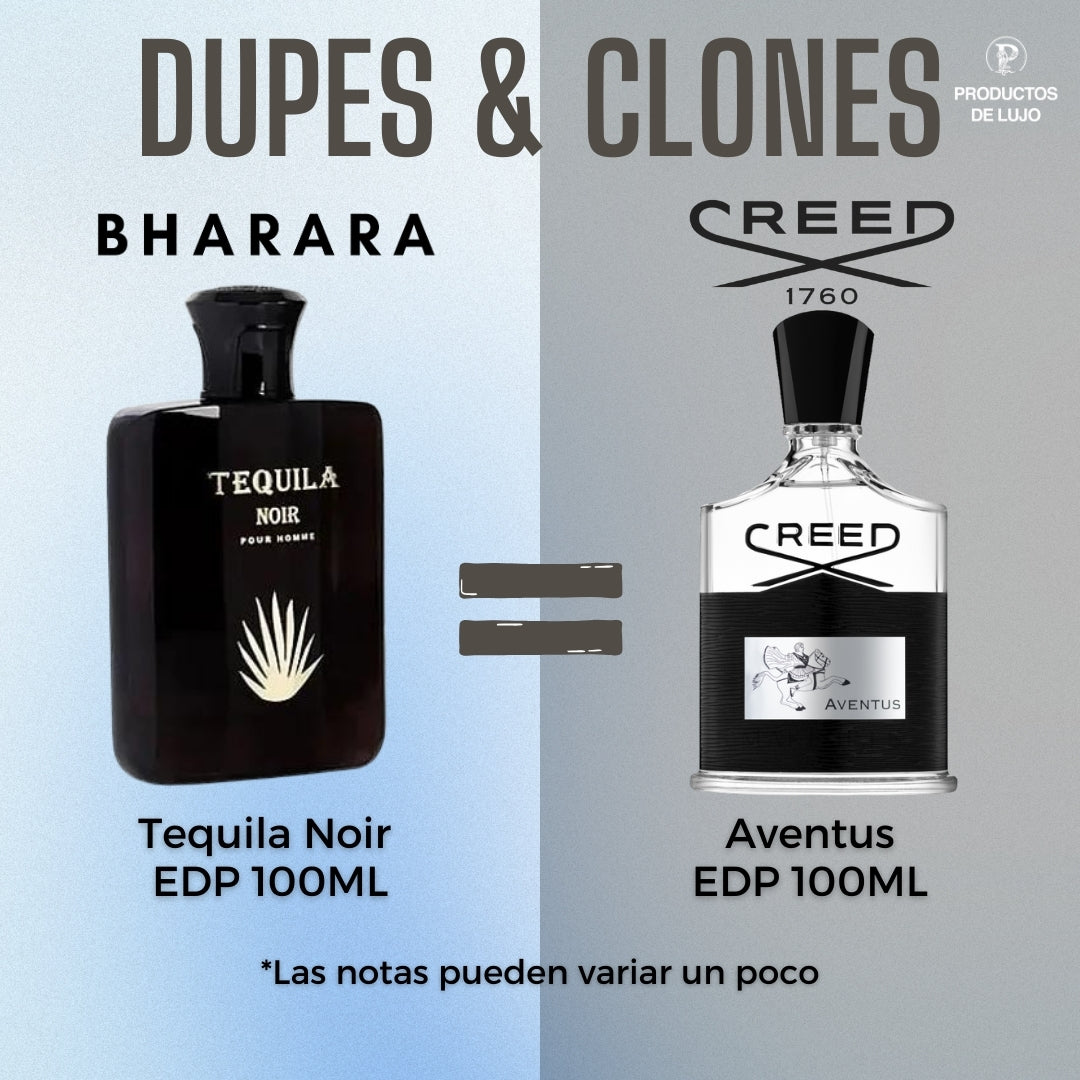 Tequila Noir Pour Homme Bharara-Tequila Edp 100Ml Hombre- Inspirado en AVENTUS CREED