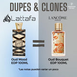 Oud Mood Lataffa  EDP Unisex 100ml-Inspirado en OUD BOUQUET LANCOME