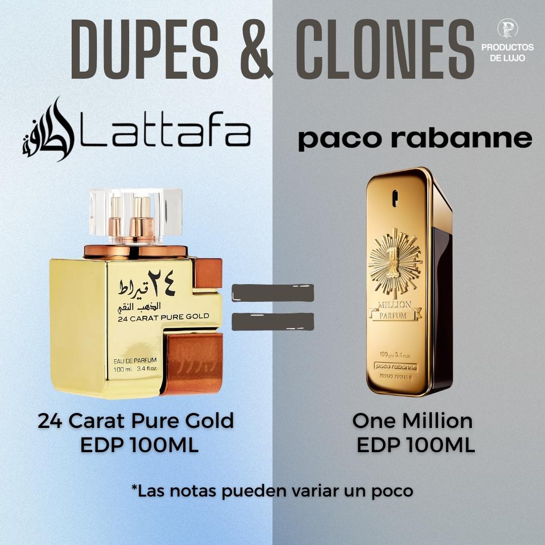 24 Carat Pure Gold 100Ml Edp Unisex Lattafa Perfume