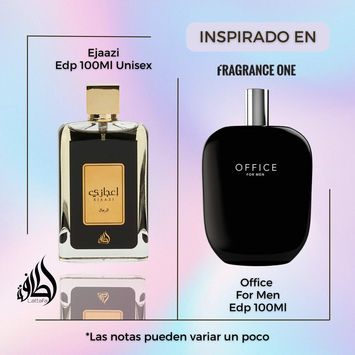 Ejaazi 100Ml Edp Unisex Lattafa Perfume - Inspirado en Office Fragrance One