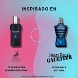 Glacier Ultra Maison Alhambra Edp 100ML hombre - Inspirado en Ultra Male Jean Paul Gaultier