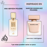 Ana Abiyedh Poudree 60Ml Edp Unisex Lattafa Perfume- Inspirado en Narciso Poudree Narciso Rodriguez