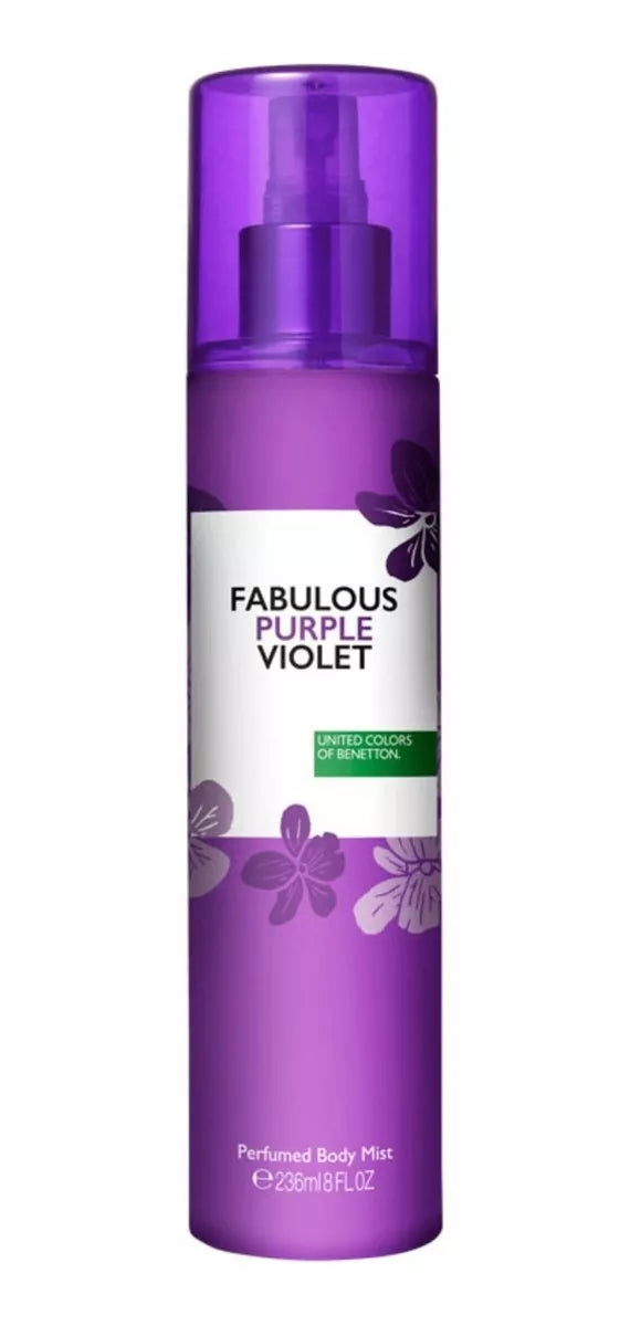 Fabulous Purple Violet Benetton 236Ml Mujer Body Mist