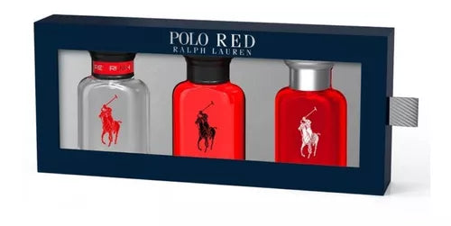 Ralph Lauren Polo Red Trio Gift Set 3x40ml Hombre