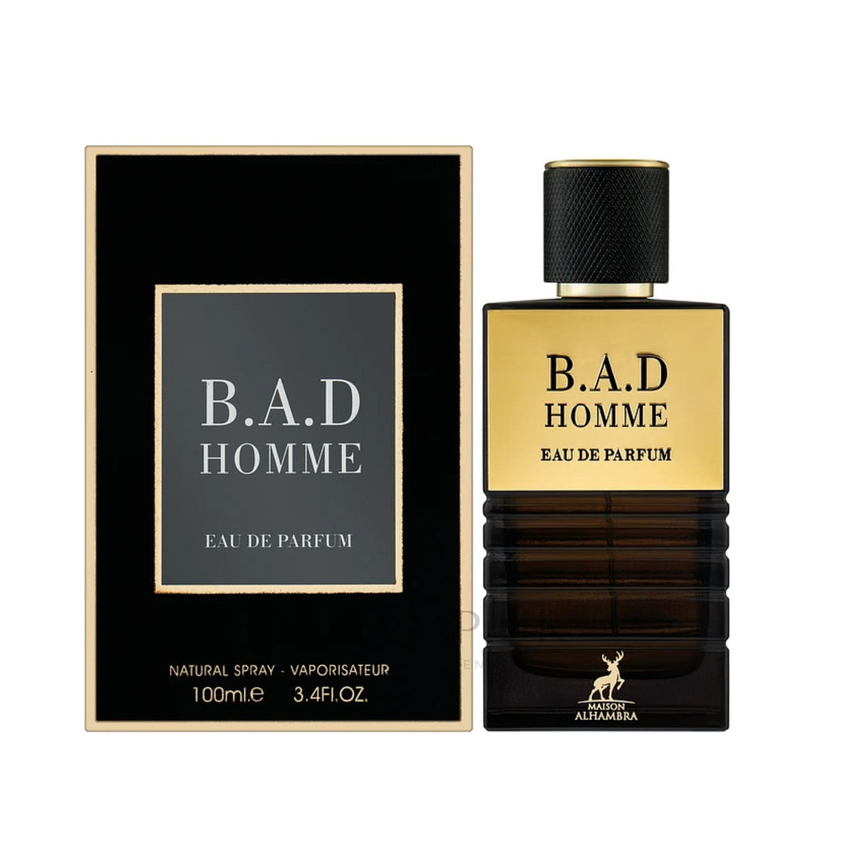 Bad Homme Maison Alhambra Edp 100ml - Inspirado en Bad Boy Carolina Herrera