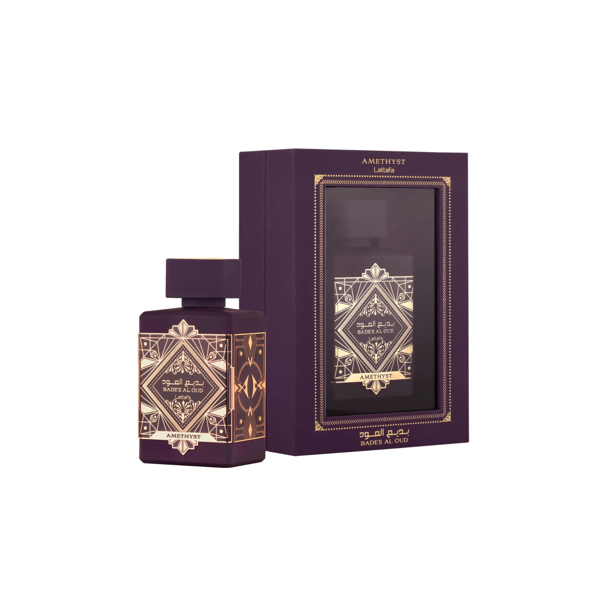 Badee Al Oud Amethyst 100Ml Edp Unisex Lattafa Perfume - Inspirado en Atomic Rose de Initio