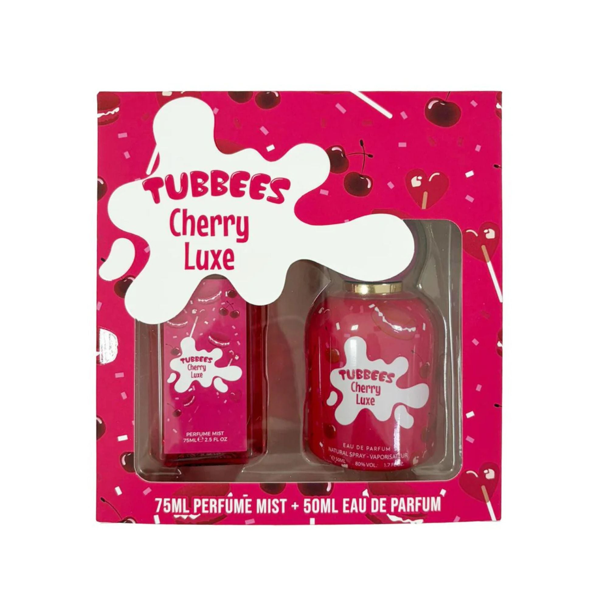 Estuche Tubbees Cherry Luxe 75Ml Perfume Mist + 50Ml Edp Unisex