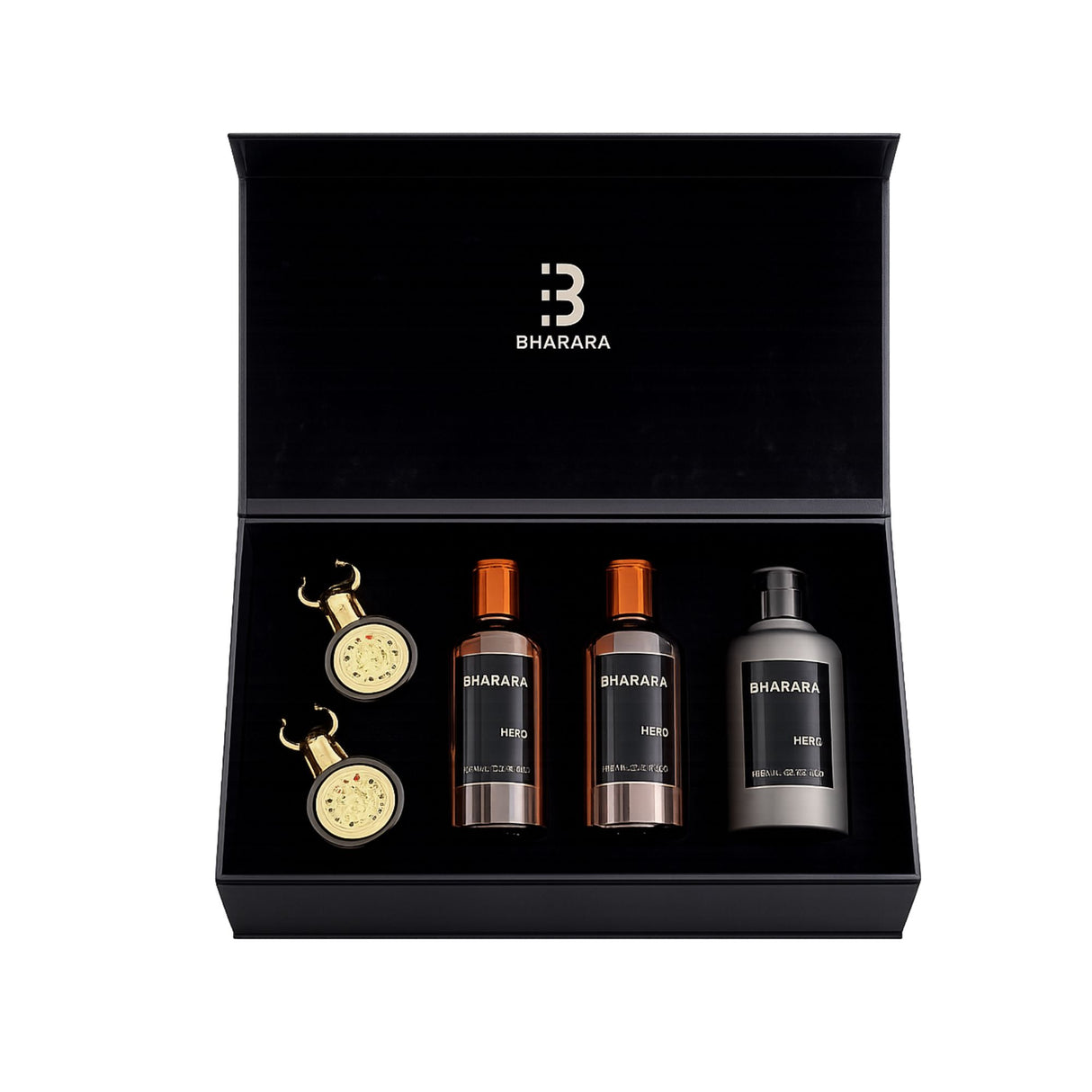 Estuche Bharara King Edp 100Ml + 100Ml A/S+200Ml B/L +10Ml+10Ml