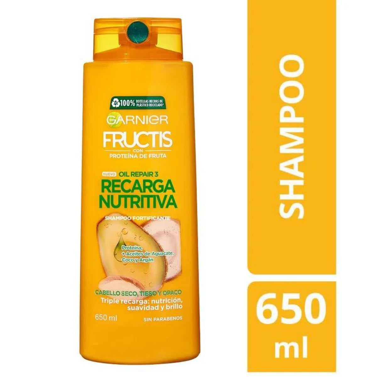 FRUCTIS SHAMPOO  OIL REPAIR RECARGA NUTRITIVA 650 ML