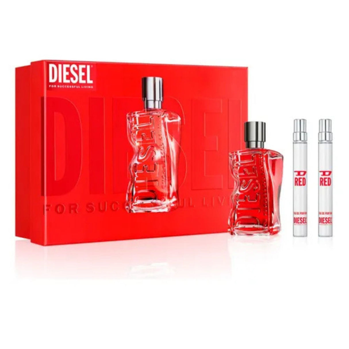Estuche Diesel D Red (Rojo) Edp 100ML + 2x10ML Hombre