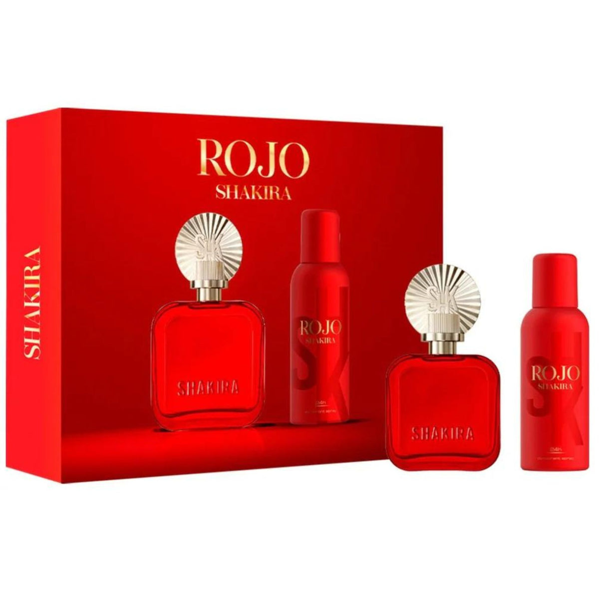 Estuche Shakira Rojo Edp 80Ml + 150ML Deo Mujer