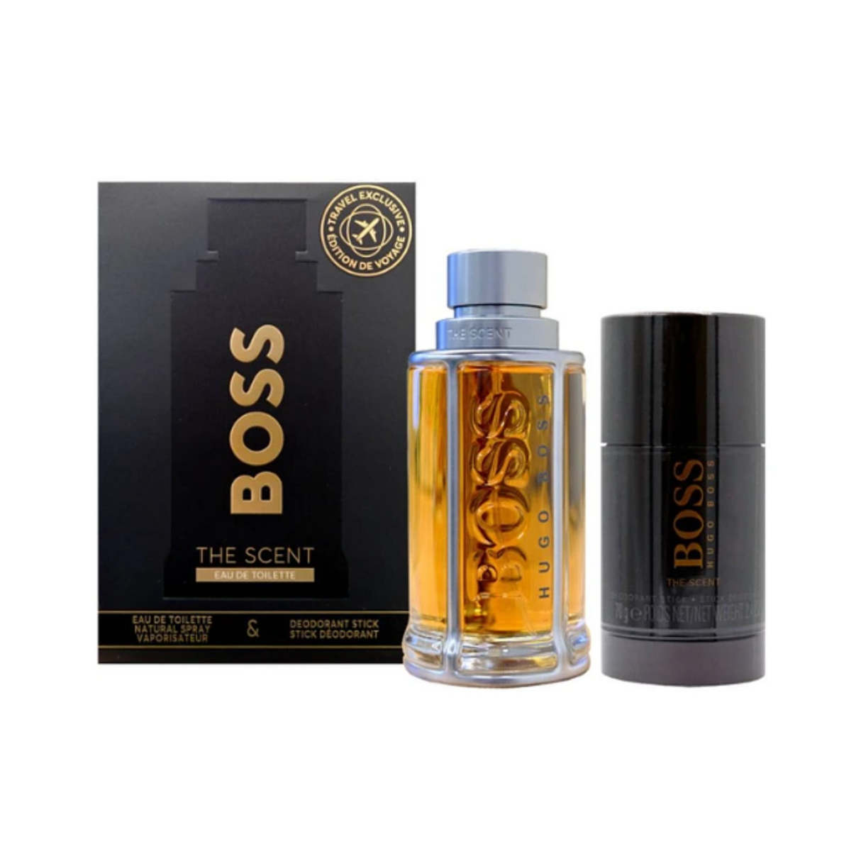 Estuche Boss The Scent Edt 100Ml + 75Ml Deo Hombre (Sin celofan)