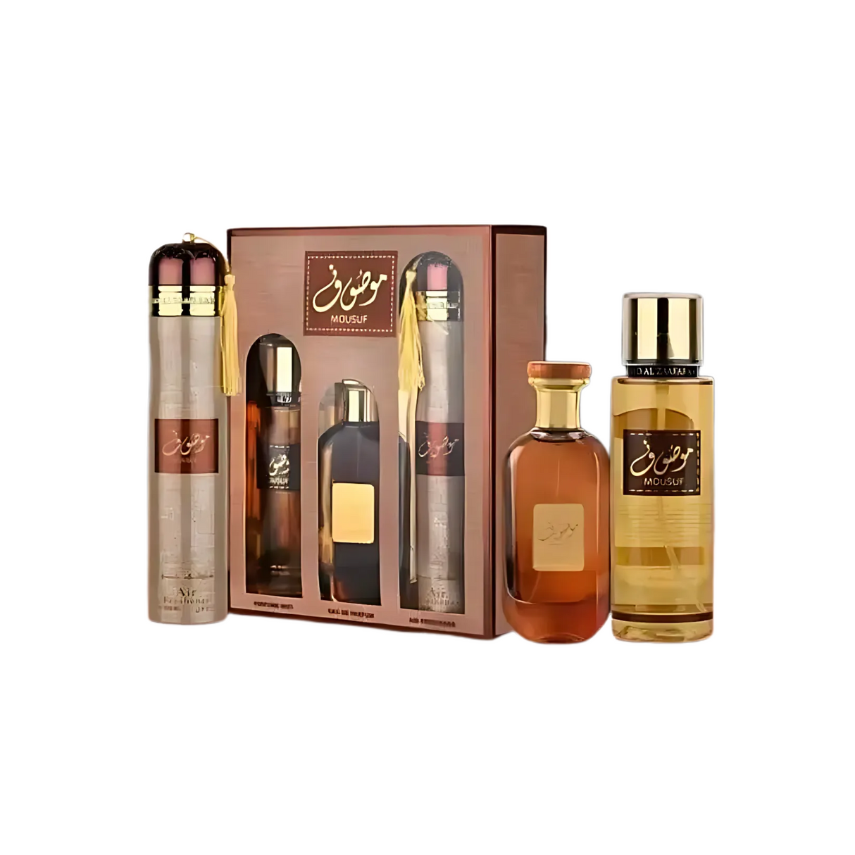 Estuche Mousuf Collection Ard Al Zaafaran Edp 100Ml +250Ml  Perfume Mist + 300Ml Air Freshener