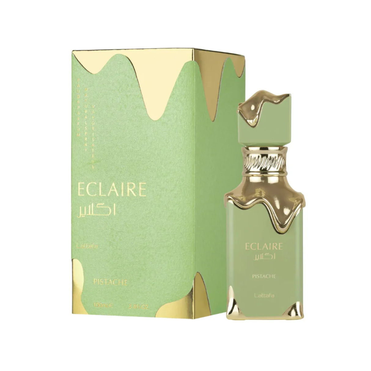 Eclaire Pistache Lattafa Edp 100Ml Unisex - Inspirado en Pistachio Kunafa Anfar 1950