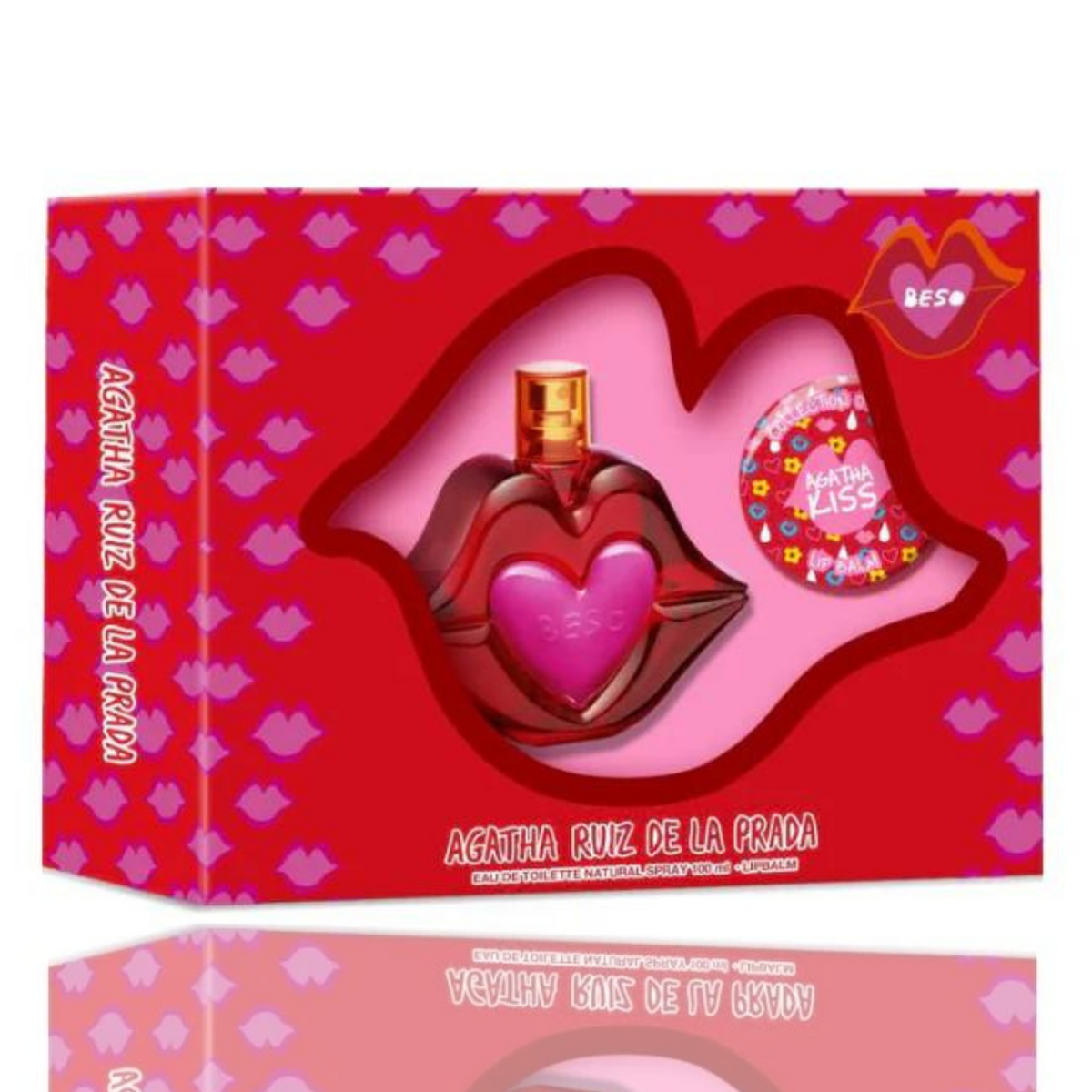 Estcuhe Beso Agatha Ruiz De La Prada Edt 100Ml + 15g Balsamo Labial